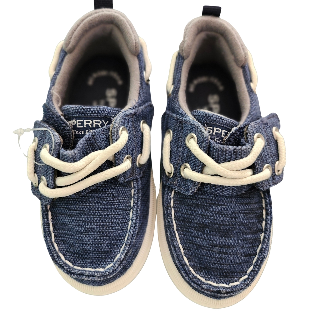 Sperry Kids Navy Moccasins
